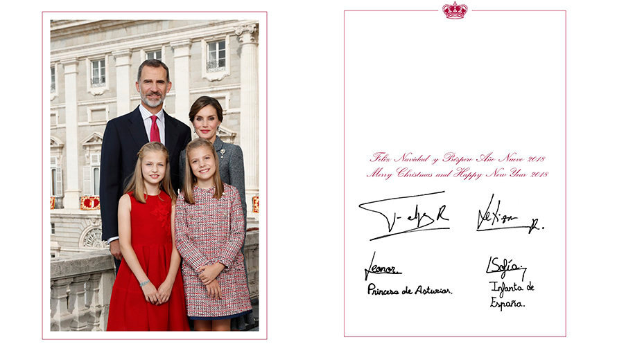 La felicitación navideña de la Casa Real