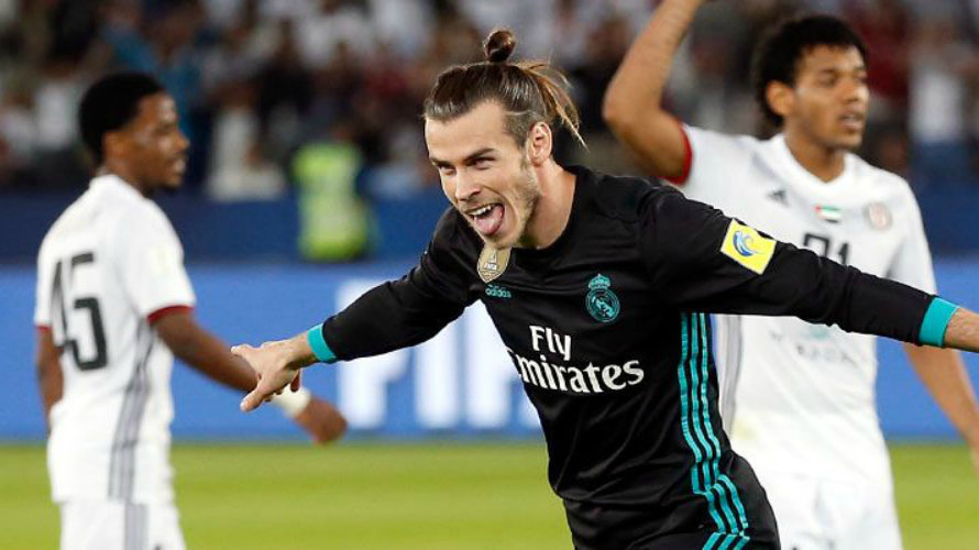 Bale marcó gol ante Al Jazira. Real Madrid.