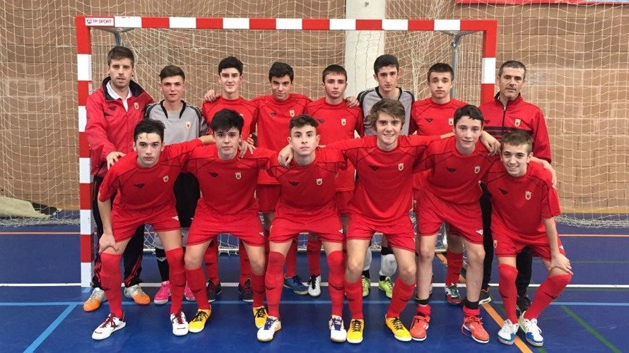 Selección Navarra de fútbol sala sub-16. Cedida.