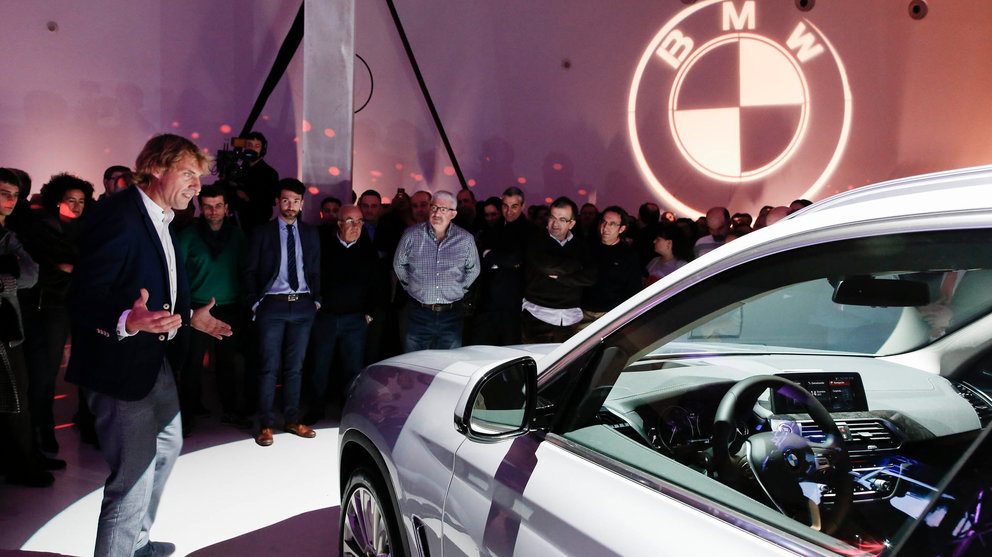 Julian Iantzi en la presentación del nuevo modelo BMW X3