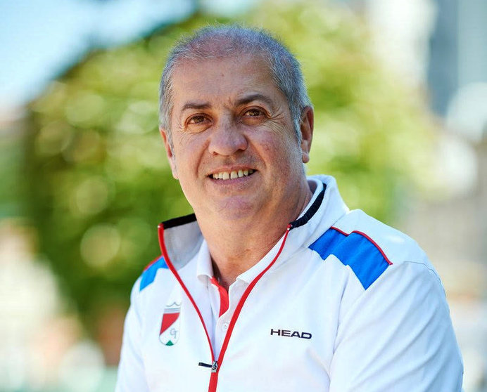 Txema Sexmilo, narrador y entrenador de tenis 