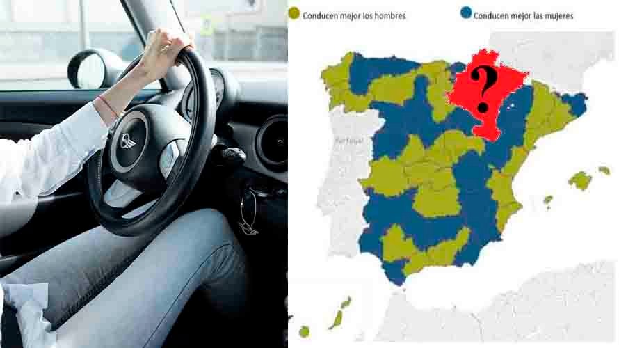 El mapa que demuestra que en Navarra conducen mejor las mujeres II