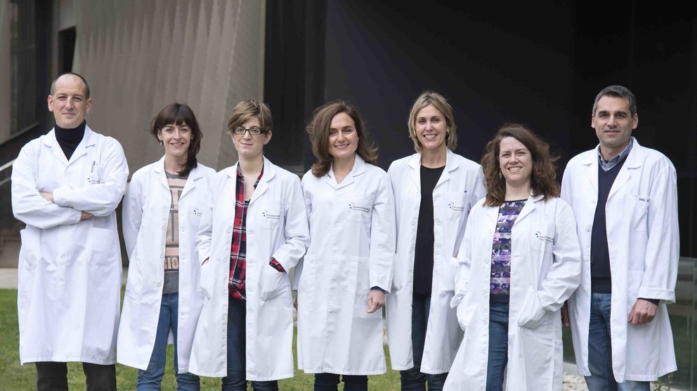 Integrantes del equipo de investigación de Navarrabiomed y la UPNA para el desarrollo de antibióticos más eficaces GOBIERNO DE NAVARRA