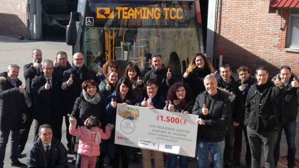 Los participantes en el Teaming de TCC Pamplona.