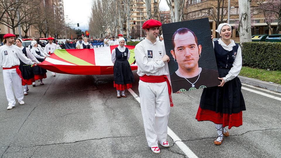 Manifestación por la muerte de Xabier Rey (04). IÑIGO ALZUGARAY