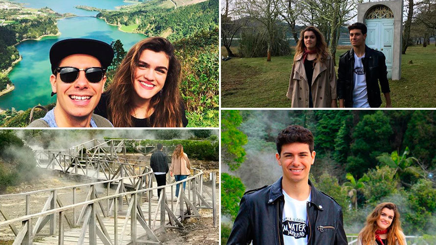 Varios de los momentos que Amaia Romero y Alfred García han vivido en Portugal. RTVE