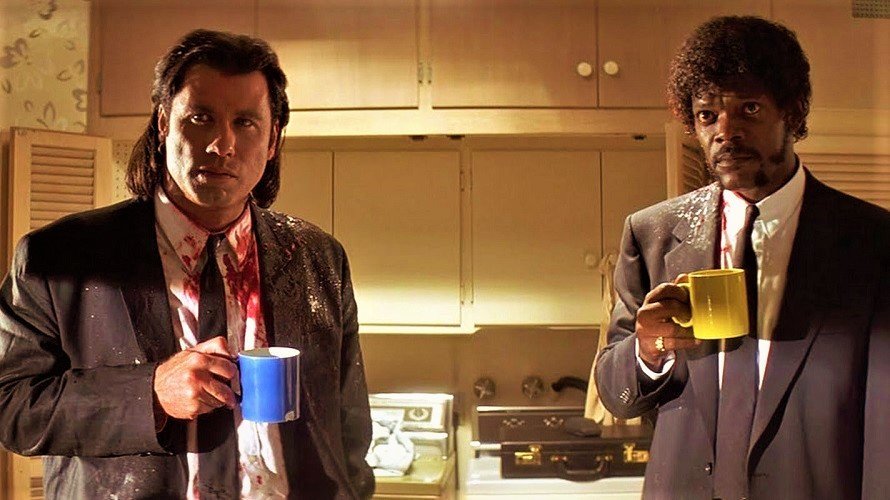 John Travolta y Samuel L Jackson en 'Pulp Fiction' (1994)