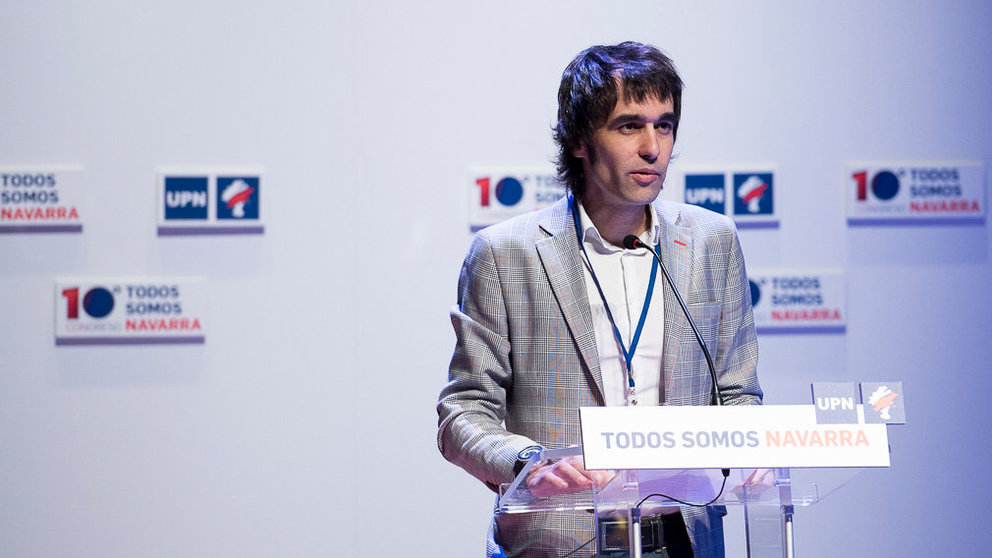 Ángel Ansa, miembro de UPN para disputar las primarias a la alcaldía de Pamplona. PABLO LASAOSA