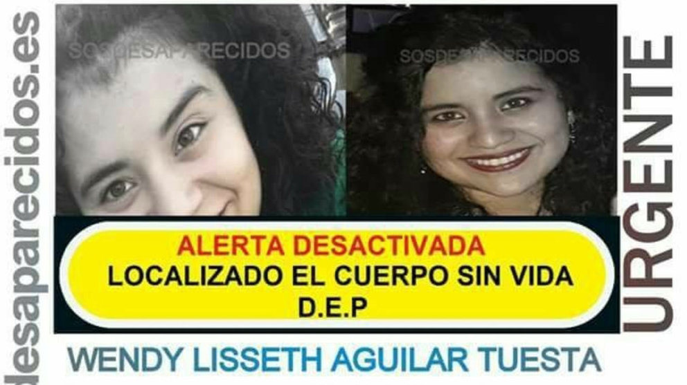 Desactivan la búsqueda de la joven desaparecida en Pamplona Wendy Lisseth Aguilar tras encontrar su cuerpo sin vida