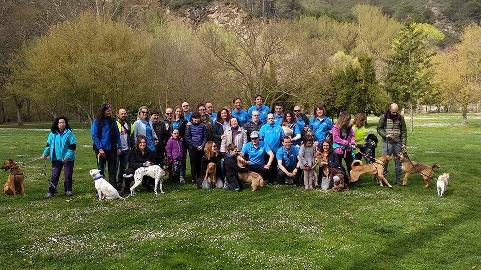 Voluntarios de la Semana Social de La Caixa en Navarra