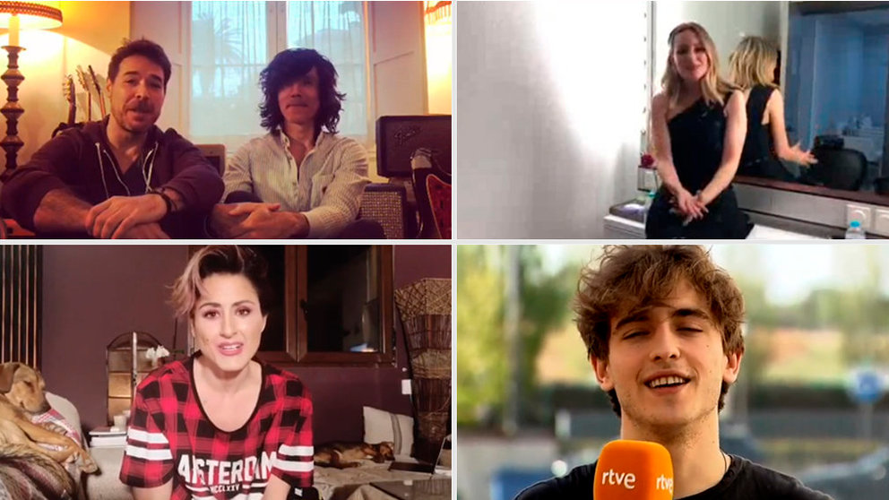 Representantes de España en Eurovisión en ediciones pasadas mandan su apoyo a Amaia y Alfred RTVE