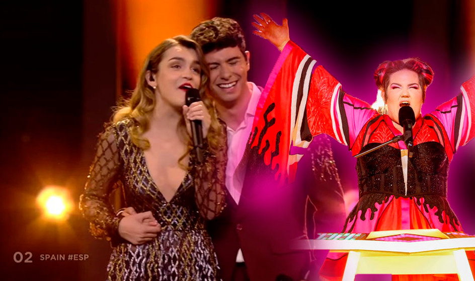 Netta, ganadora de Eurovisión 2018 y Amaia y Alfred
