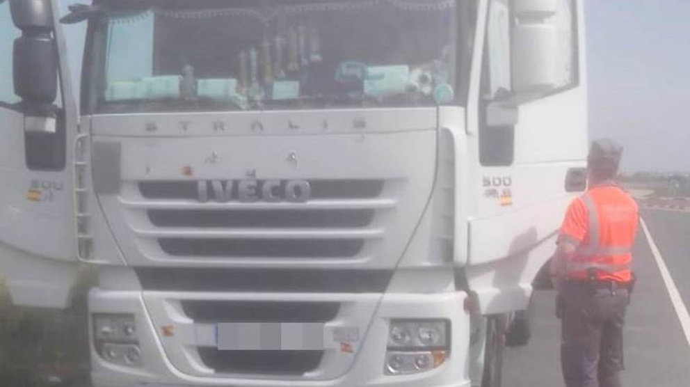 Camión interceptado en Cintruénigo con el sistema adblue manipulado POLICÍA FORAL