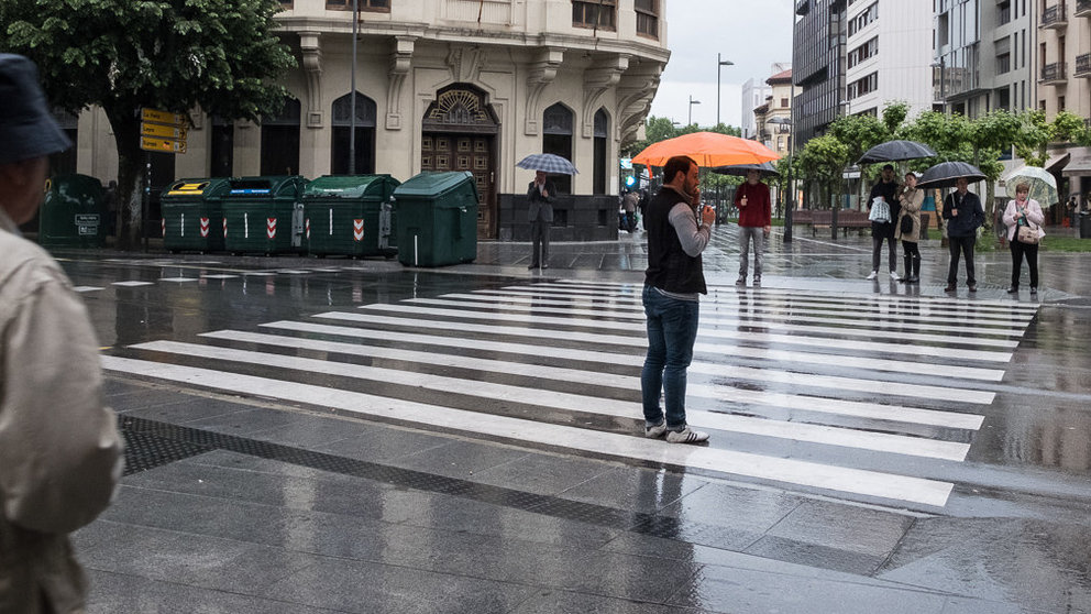 Tarde de lluvia en Pamplona (23). IÑIGO ALZUGARAY