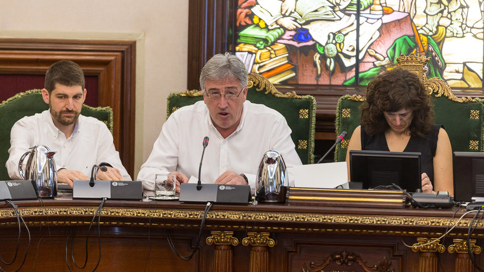 El Ayuntamiento de Pamplona celebra el noveno Debate sobre el Estado de la Ciudad (33). IÑIGO ALZUGARAY