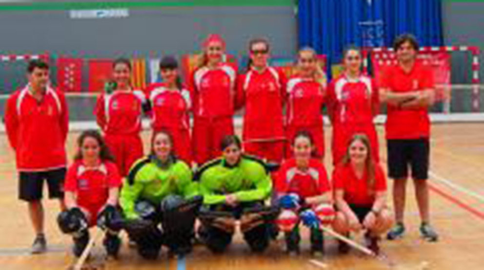 Selección Navarra femenina de hockey sobre patines. cedida.