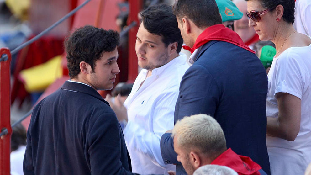 Froilán acude a la segunda corrida de la Feria del Toro para ver a su amigo Gonzalo Caballero IÑIGO ALZUGARAY
