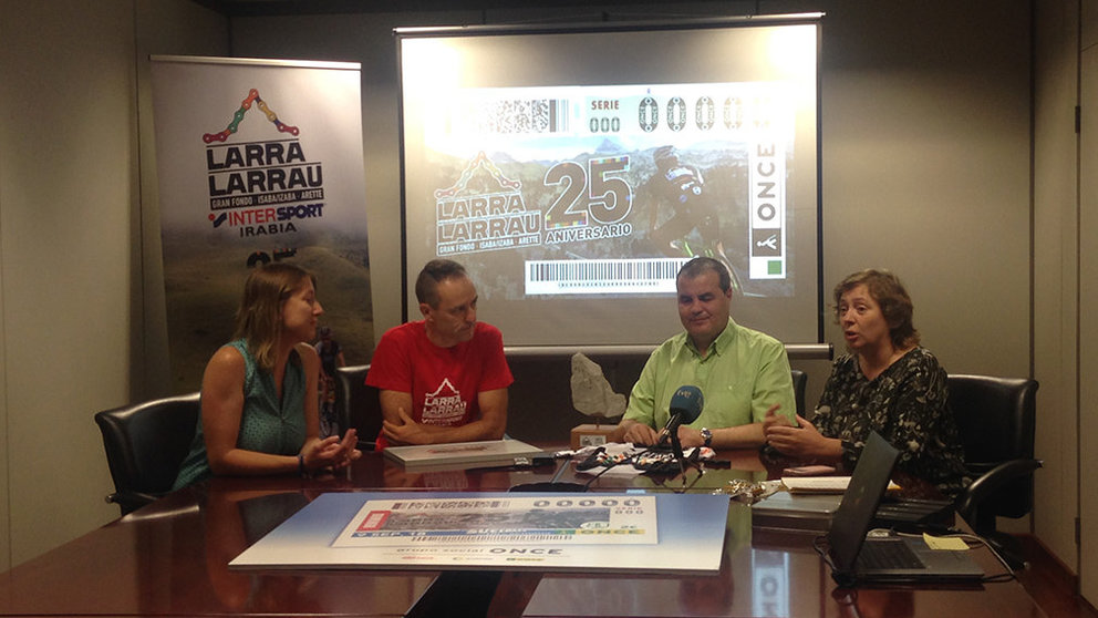 El Grupo Social ONCE dedicará su cupón a la Marcha Cicloturista Larra Larrau con motivo de su 25 aniversario GRUPO SOCIAL ONCE