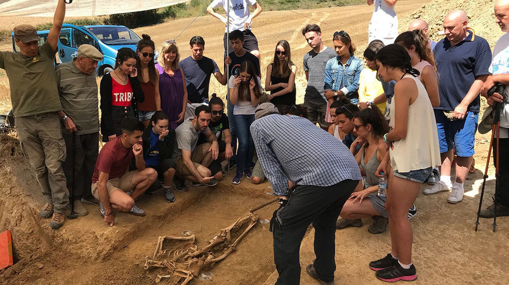 Exhumación de dos cadáveres en Ezcaba GOBIERNO DE NAVARRA
