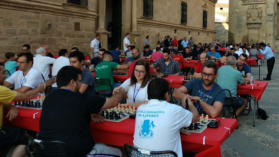 Torneo de ajedrez relampago en Úbeda. FNA.