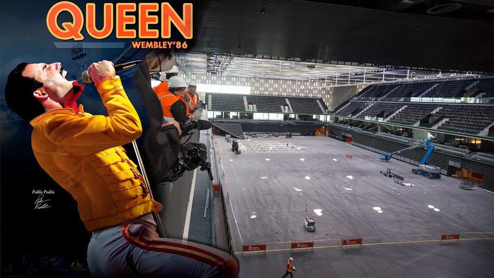 El nuevo pabellón Navarra Arena acogerá el último concierto de la gira española de God Save The Queen en tributo al emblemático recital de Freddie Mercury en Wembley en 1986 NAVARRACOM