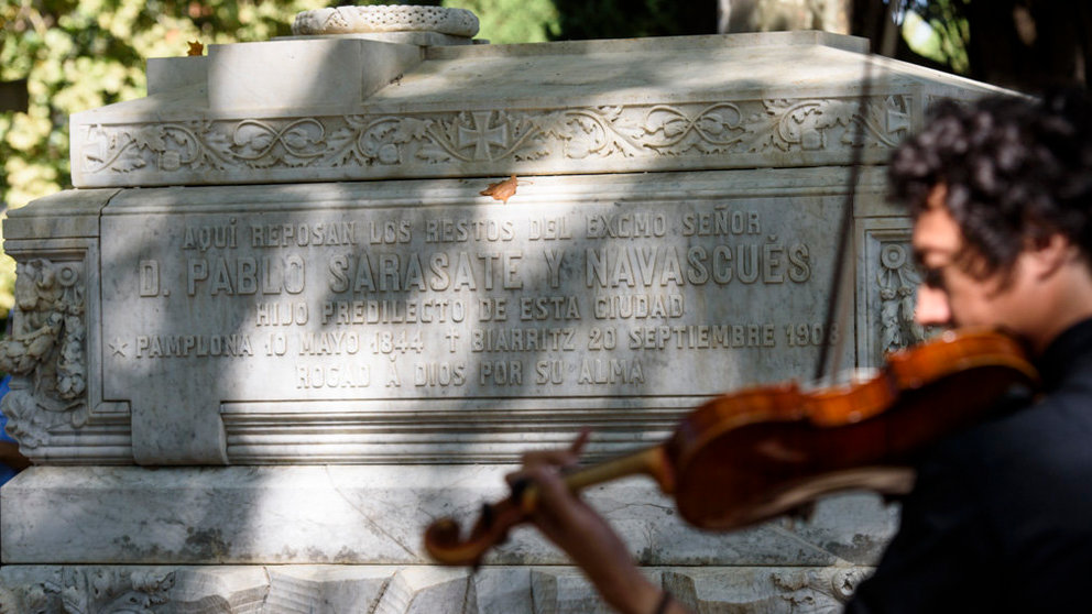Homenaje a Pablo Sarasate con la Orquesta Sinfónica de Navarra con motivo del 110 aniversario de su fallecimiento. MIGUEL OSÉS_7