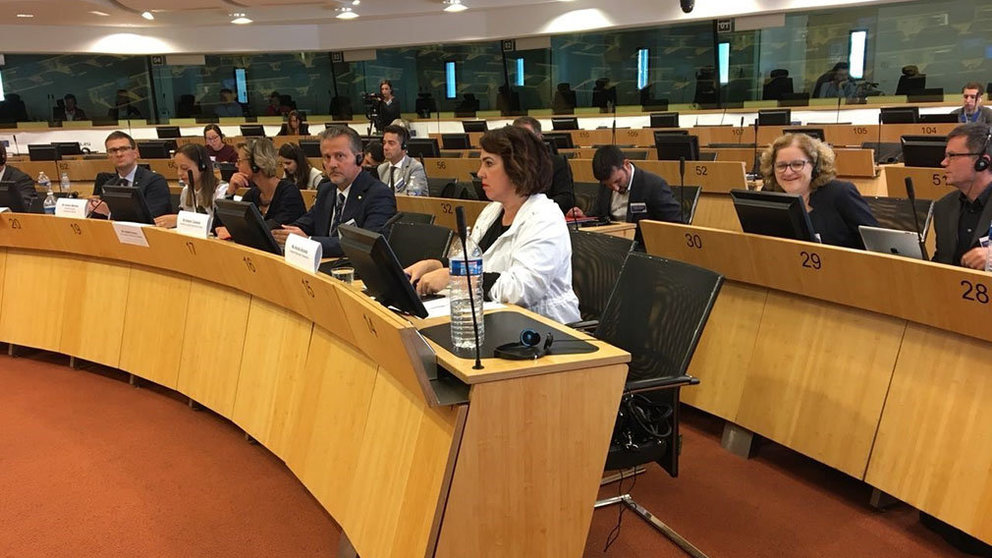 Ainhoa Aznárez en la Conferencia de Asambleas Legislativas Regionales Europeas