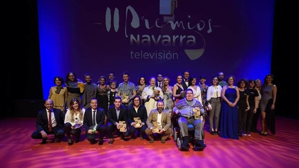 Entrega de los segundos premios Navarra Televisión