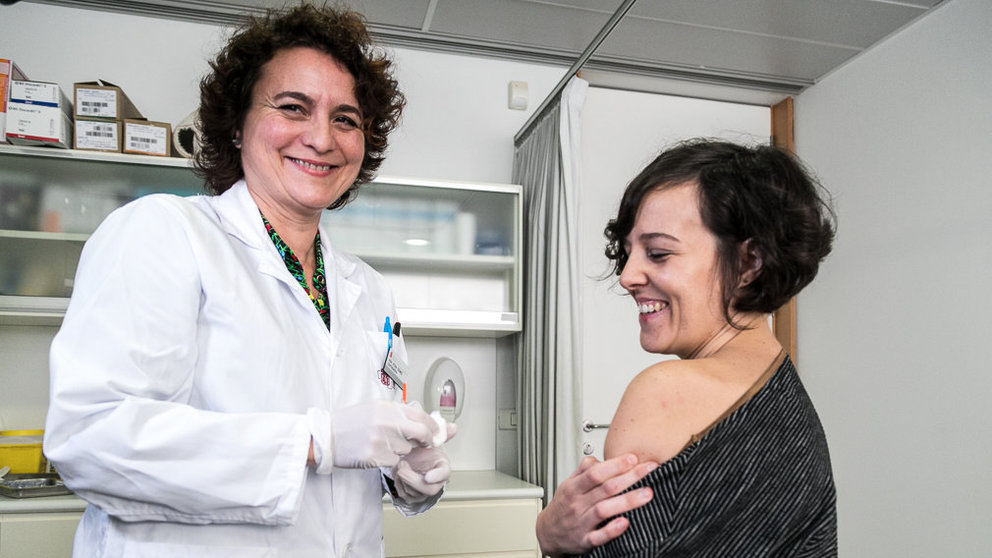 Campaña de vacunación de la gripe 2018 del Servicio Navarro de Salud-Osasunbidea (15). IÑIGO ALZUGARAY