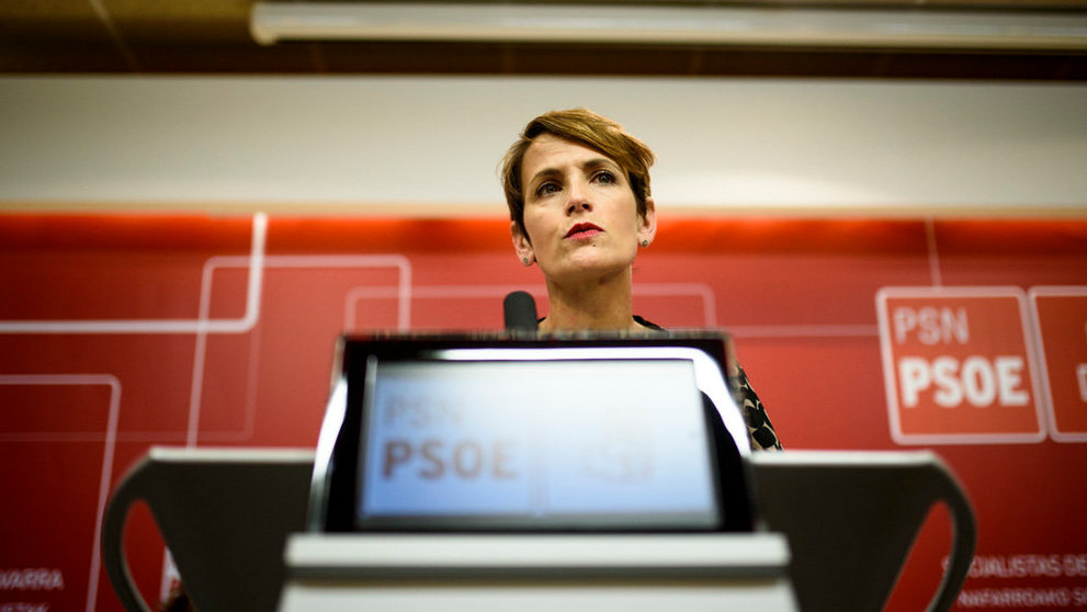El PSN-PSOE celebra una reunión de su Comité Regional, en la que interviene la secretaria general, María Chivite.. MIGUEL OSÉS_8