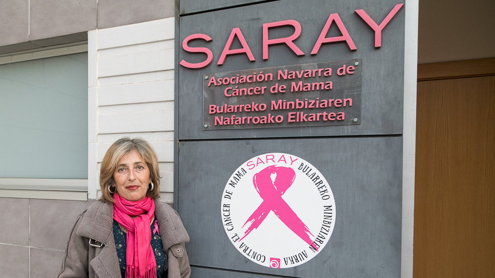 Ana Sarasa, presidenta de Saray, la asociación Navarra de Cáncer de Mama (01). IÑIGO ALZUGARAY