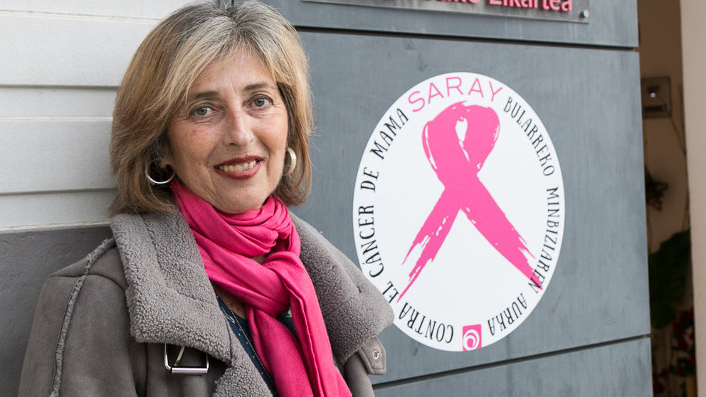 Ana Sarasa, presidenta de Saray, la asociación Navarra de Cáncer de Mama (04). IÑIGO ALZUGARAY