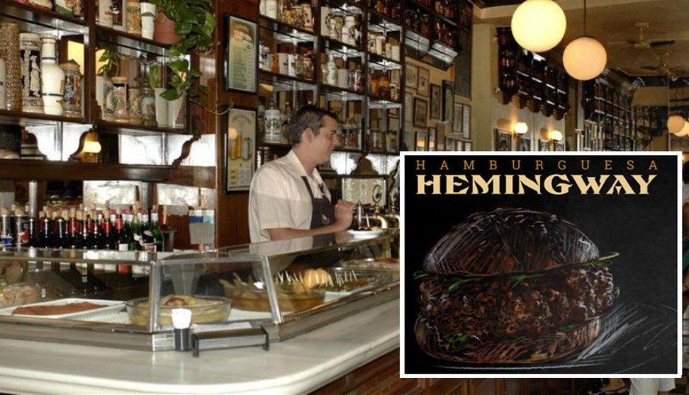 La Hamburguesa Hemingway llega a los establecimientos de Pamplona para recordar el legado del escritor en la capital navara NAVARRACOM