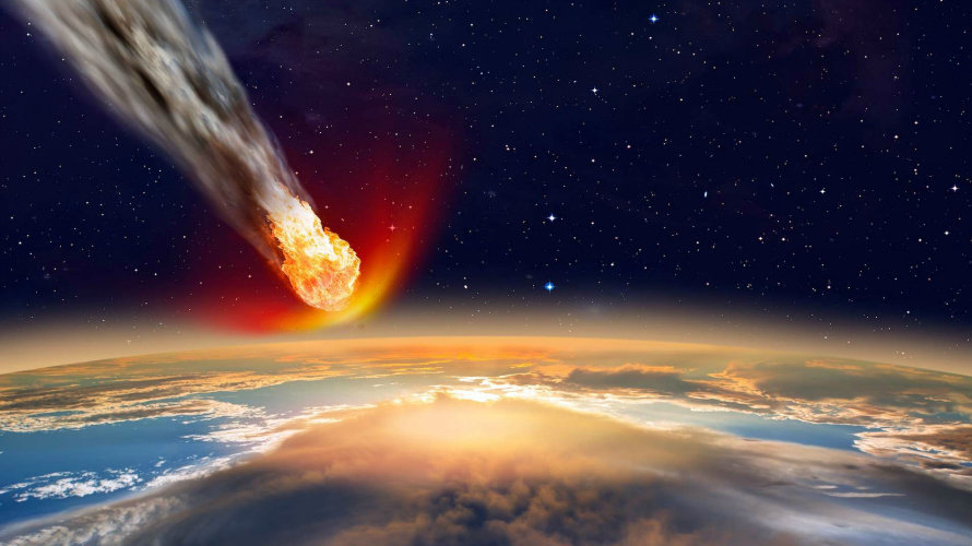 Imagen de un meteorito accediendo a la atmósfera de la Tierra ARCHIVO