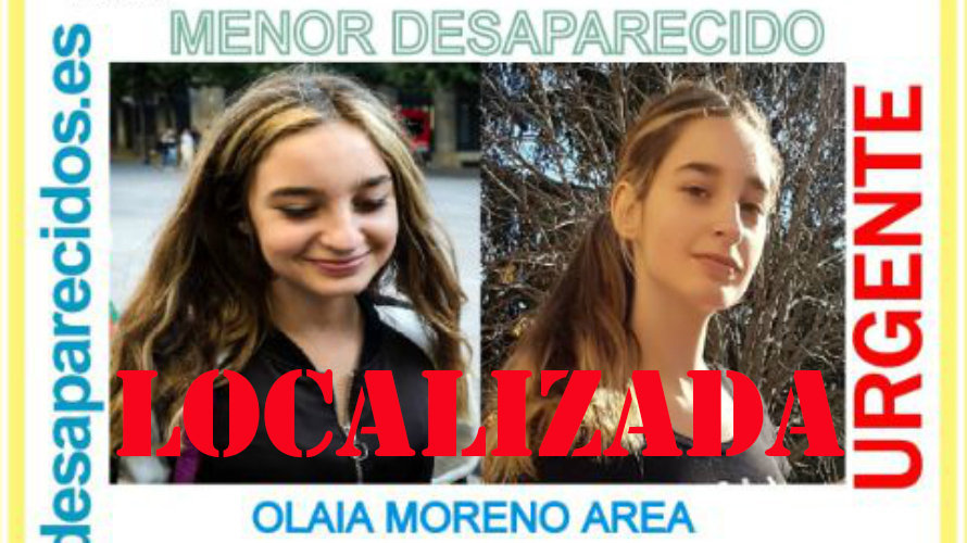 Olaia Moreno, localizada