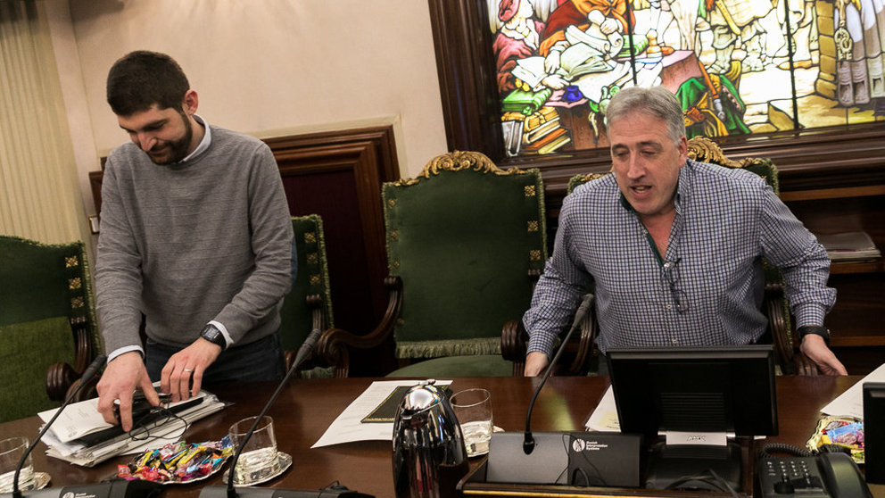 Pleno del Ayuntamiento de Pamplona en el que se votan los Presupuestos de la ciudad para 2019-(14). IÑIGO ALZUGARAY