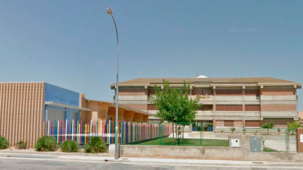 El colegio público de Fustiñana. ARCHIVO