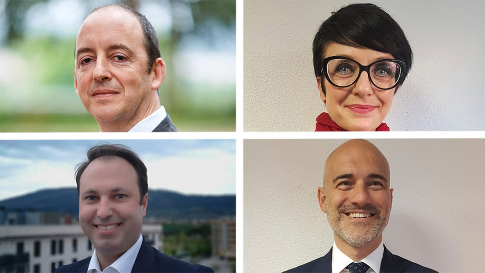Candidatos Vox Parlamento de Navarra. Fotomontaje