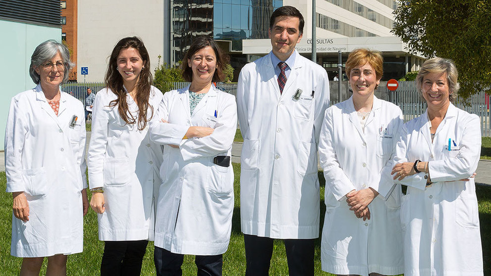 Parte del equipo de la Unidad de Epilepsia de la Clínica Universidad de Navarra CEDIDA