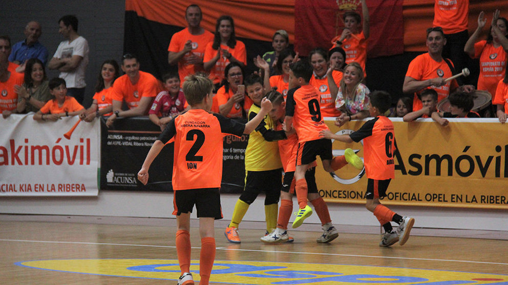 Los equipos del Ribera Navarra de la Base y la Escuela concluyen la fase previa del Campeonato de España de Fútbol Sala Foto RIBERA NAVARRA
