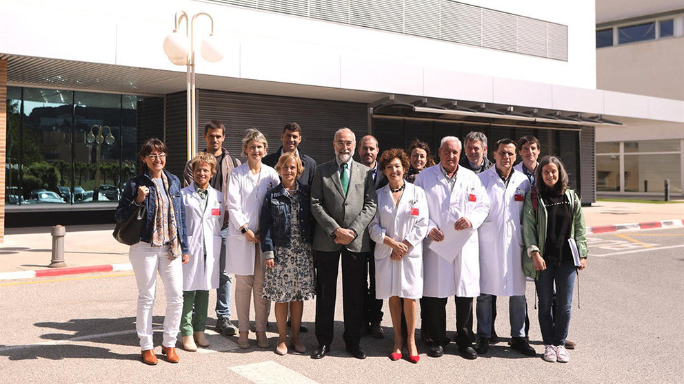 Visita a las obras del nuevo Centro de Salud Mental habilitado en el Hospital García Orcoyen de Estella GOBIERNO DE NAVARRA