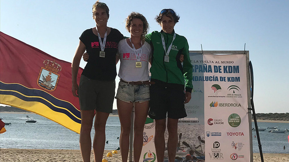 La navarra Amaia Osaba ha quedado tercera en la III Copa de España de Kayak de Mar CEDIDA