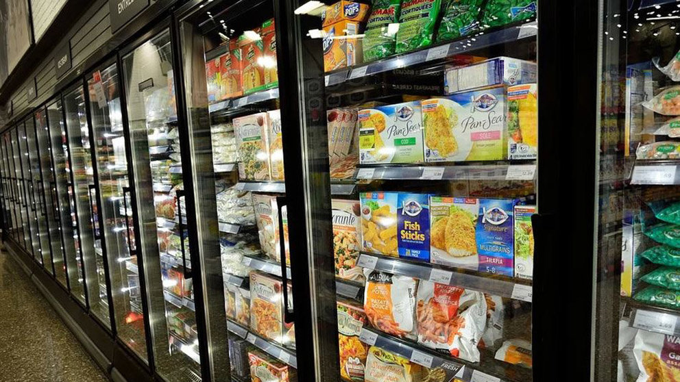Sección de congelados en un supermercado ARCHIVO