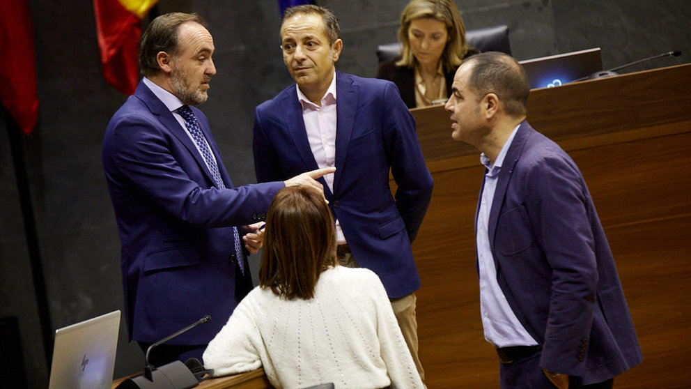 Último pleno del Parlamento de Navarra de 2019. IÑIGO ALZUGARAY