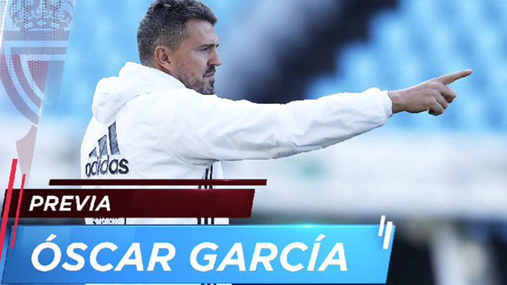 Imagen del entrenador del RC Celta Óscar García. @RCCelta.