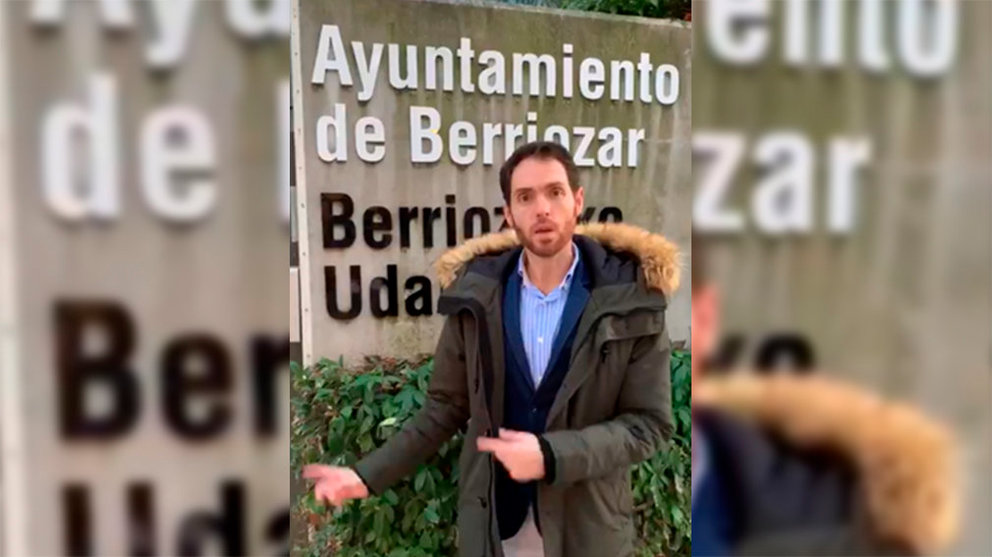 Vídeo de Sergio Sayas en el Ayuntamiento de Berriozar TWITTER