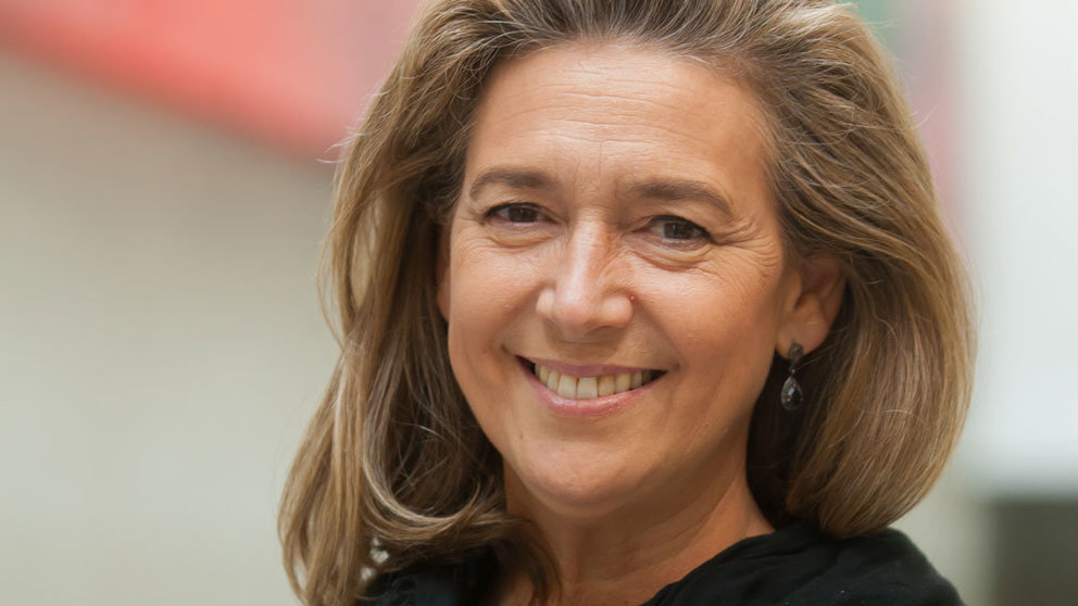 La profesora María Teresa Laporte en la Universidad de Navarra. CEDIDA