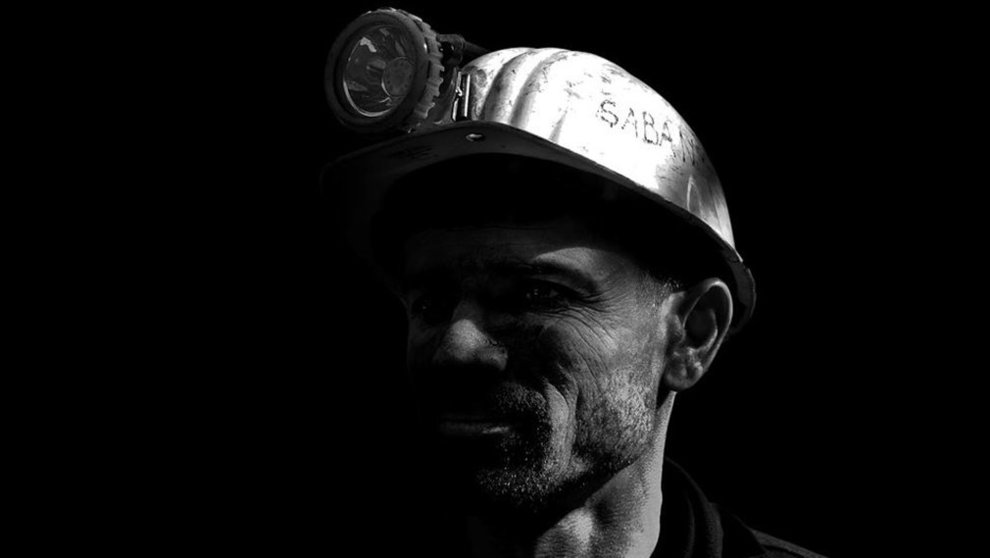 Un minero trabajando. ARCHIVO