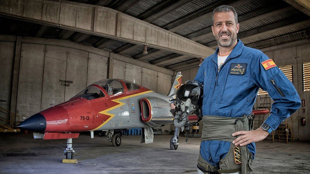Comandante del Ejército del Aire Eduardo Garvalena, fallecido en el accidente en La Manga. EJÉRCITO DEL AIRE