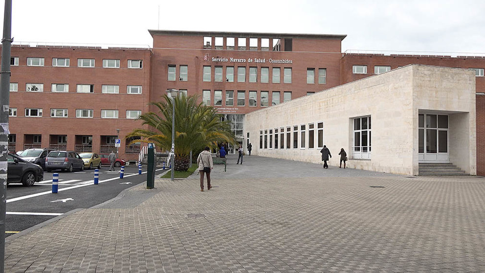 Centro de consultas Príncipe de Viana en el Complejo Hospitalario de Navarra. - coronavirus